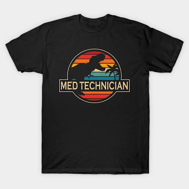 Med Technician Dinosaur T-Shirt by SusanFields